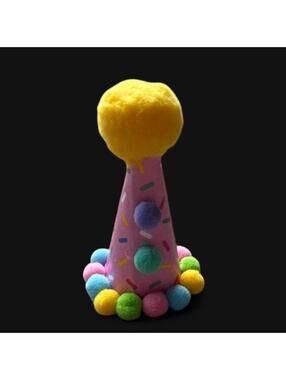 HOMEMADE UPCYCLED MINI CLOWN HAT CLIP/SPROUT 🌱
